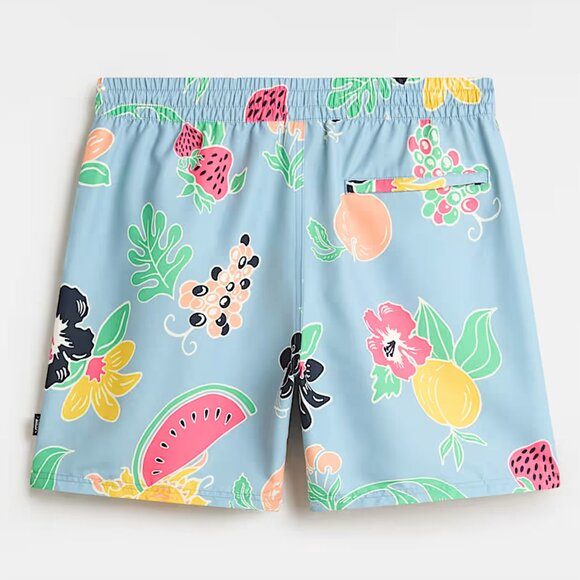 Vans Primary Print Elastic Boardshorts Blue Men's Size M - Picture 2 of 9